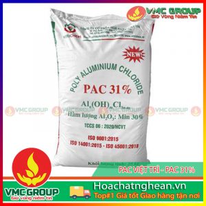 HÓA CHẤT PAC 31% (POLY ALUMINIUM CHLORIDE) VIỆT TRÌ - HCVMNA