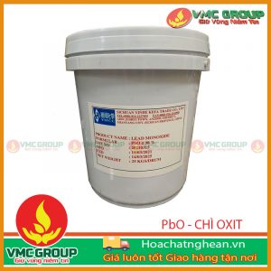CHÌ OXIT, LEAD MONOXIDE, OXIT CHÌ VÀNG, PBO - THÙNG 25KG
