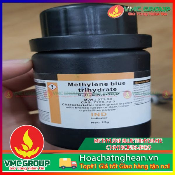 METHYLENE BLUE TRIHYDRATE – C16H18ClN3S•3H2O