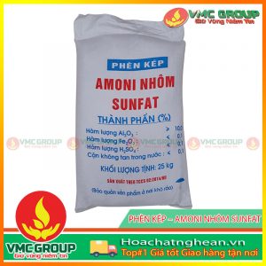 PHÈN NHÔM AMONI SUNFAT NH4AL(SO4)2 - PHÈN KÉP