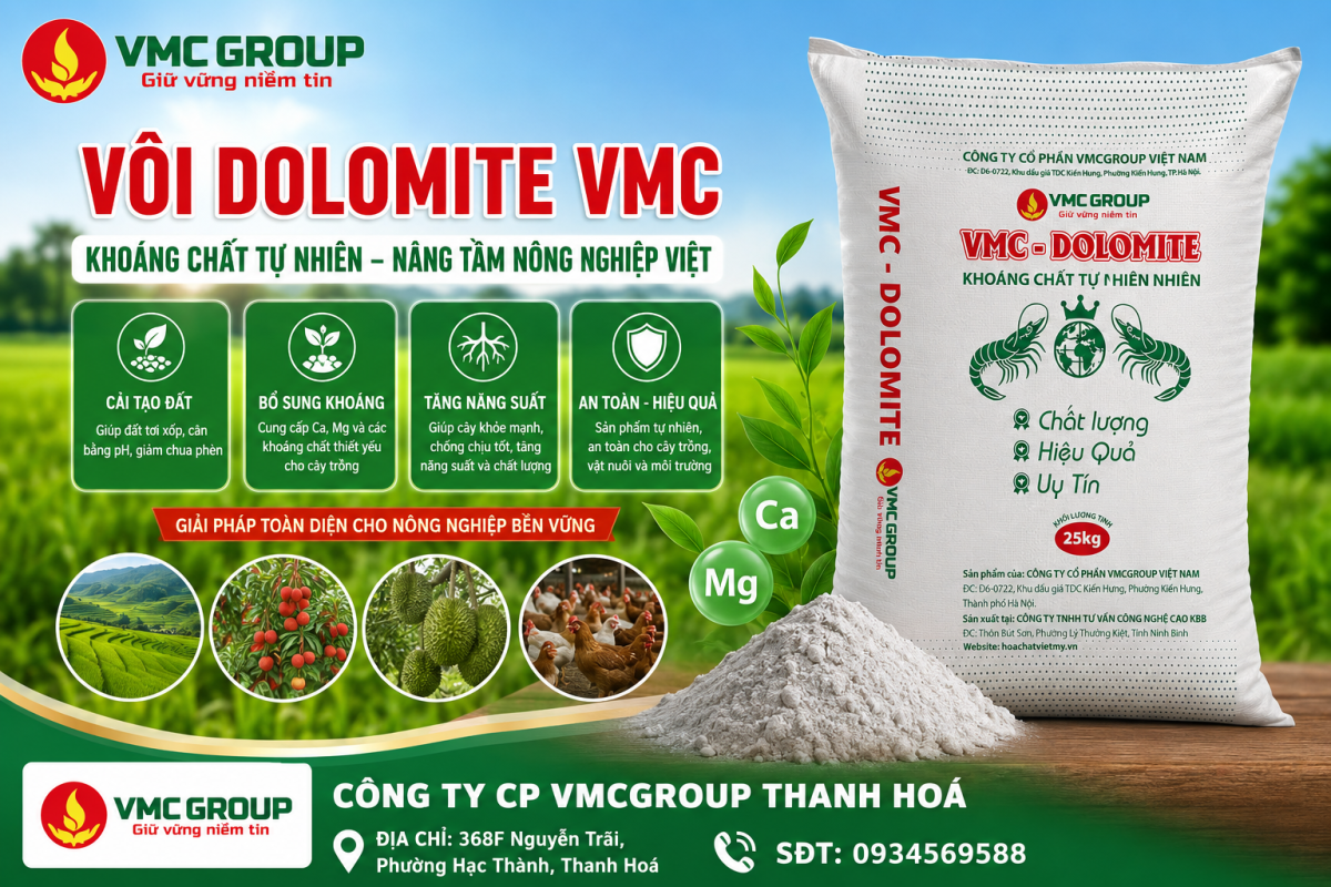 VÔI DOLOMITE VMC